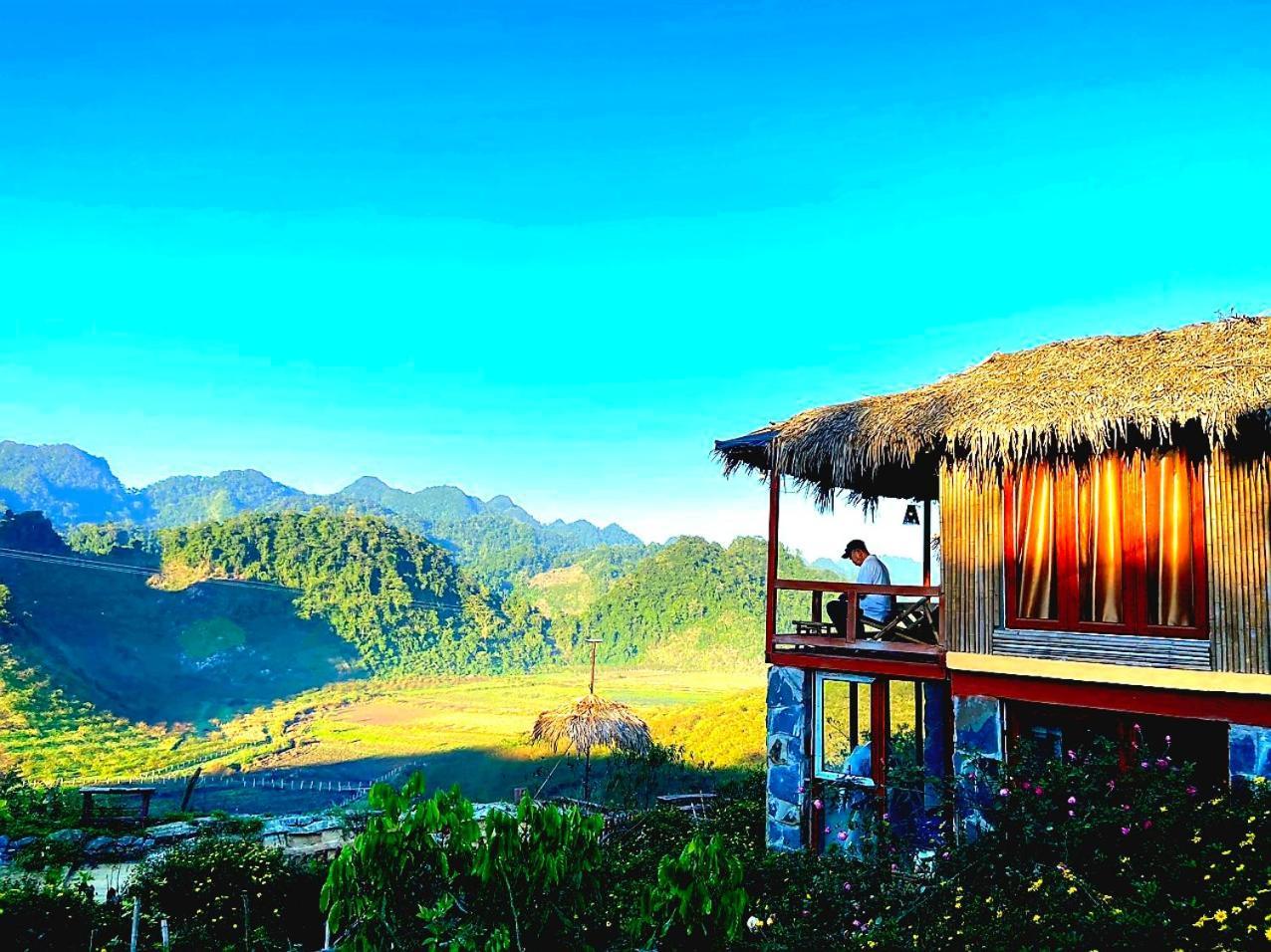 Moc Chau Peachy Garden Apartment Bagian luar foto
